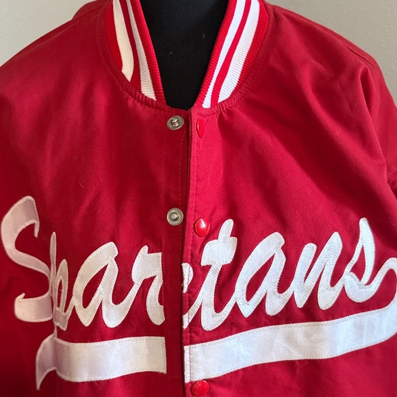 Red Spartans College Varsity Jacket - Picture 2 of 11